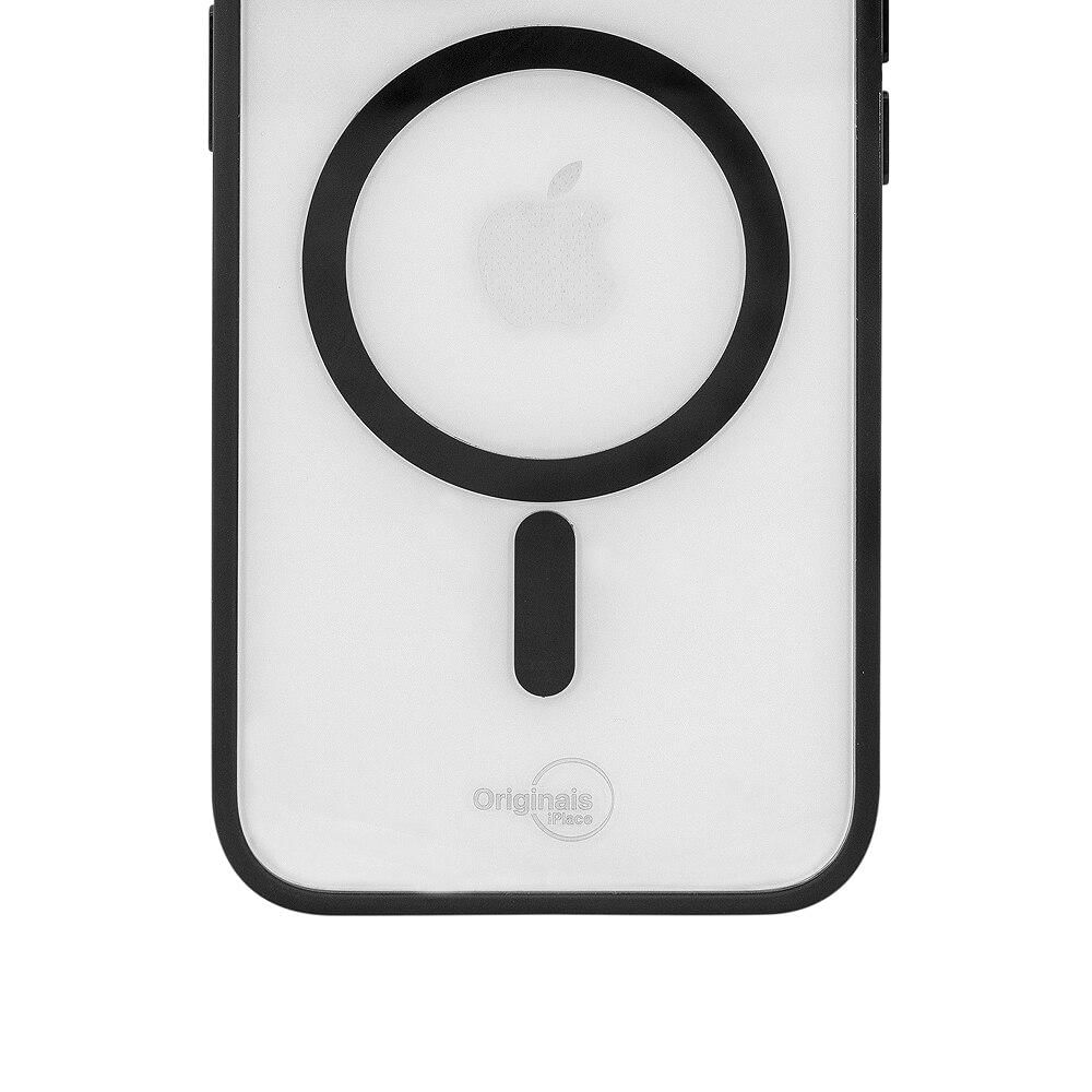 Miniatura Capa iPhone 15 Originais iPlace, Poli com Proteção de Câmera e Indução, Preta