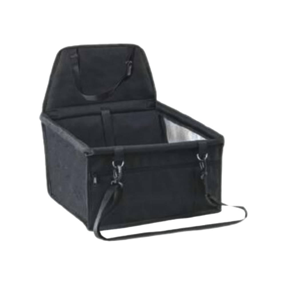 Miniatura Cadeirinha Pet Preta Assento Portátil Para Cães E Gatos 15Kg
