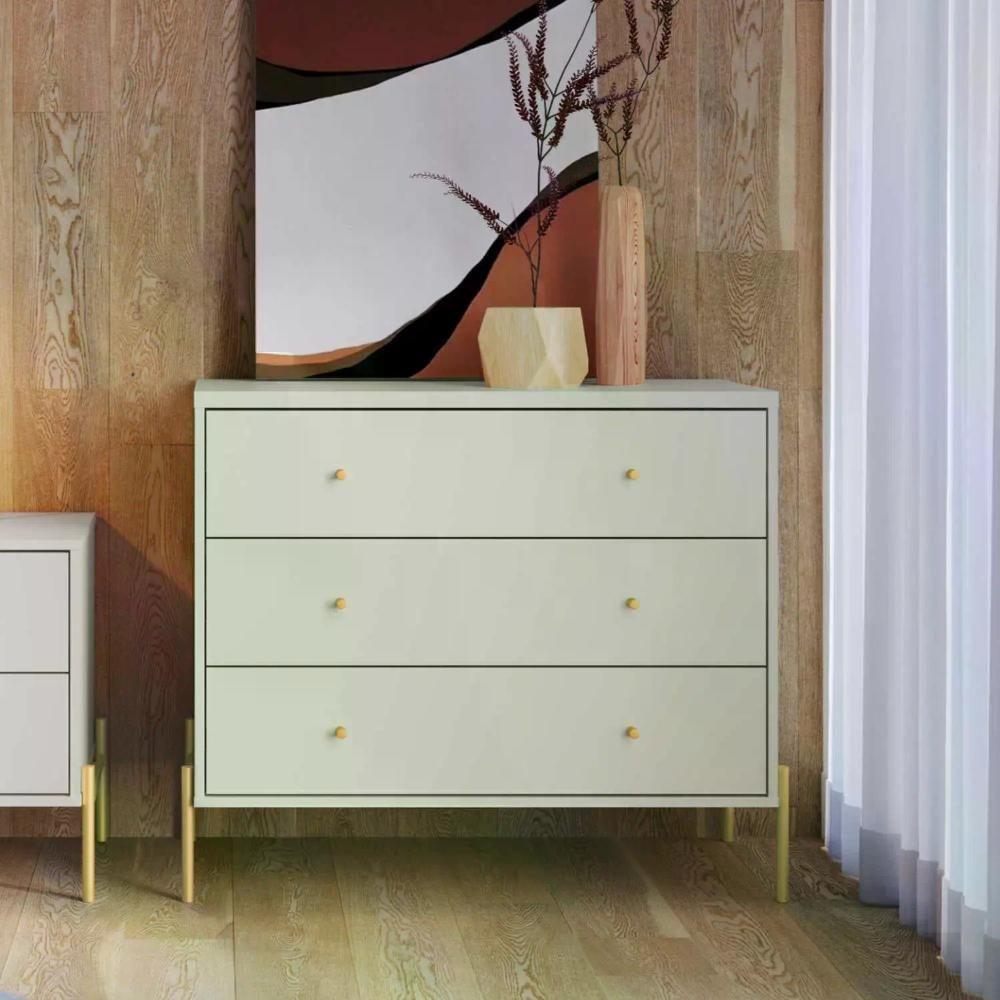 Cômoda 3 Gavetas Jasper Branco 94cm
