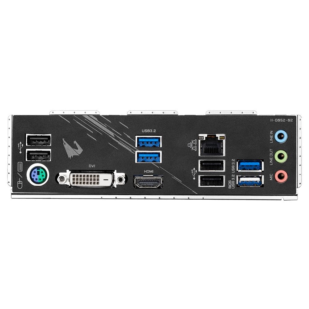 Miniatura Placa-Mãe Gigabyte B550M Aorus Elite Rev. 1.3, AMD AM4, Micro ATX, DDR4, Preto - B550M AORUS ELITE