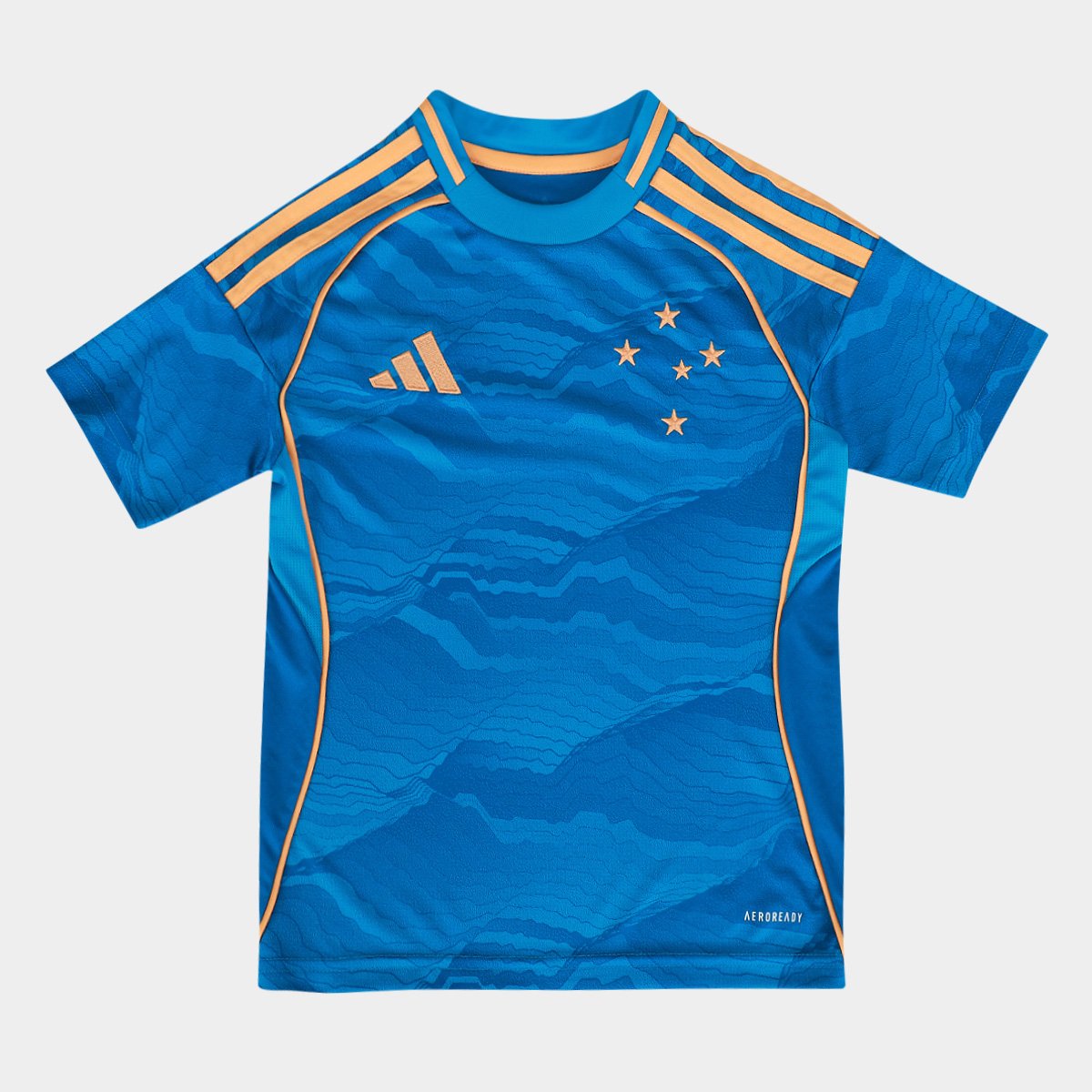 Miniatura Camisa Infantil Cruzeiro III 25/26 s/n Torcedor Adidas Azul - 11/12A