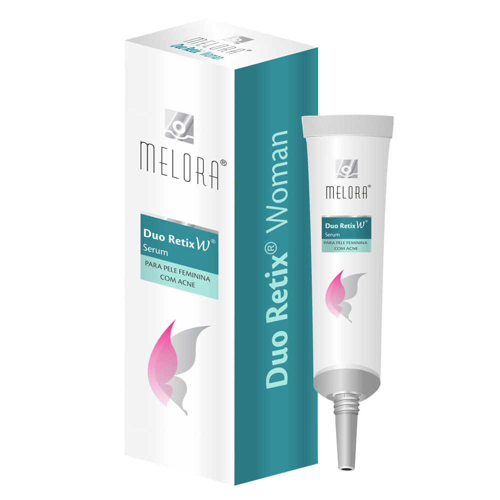 Miniatura Duo Retix Woman Sérum Melora -Tratamento Antiacne 30g