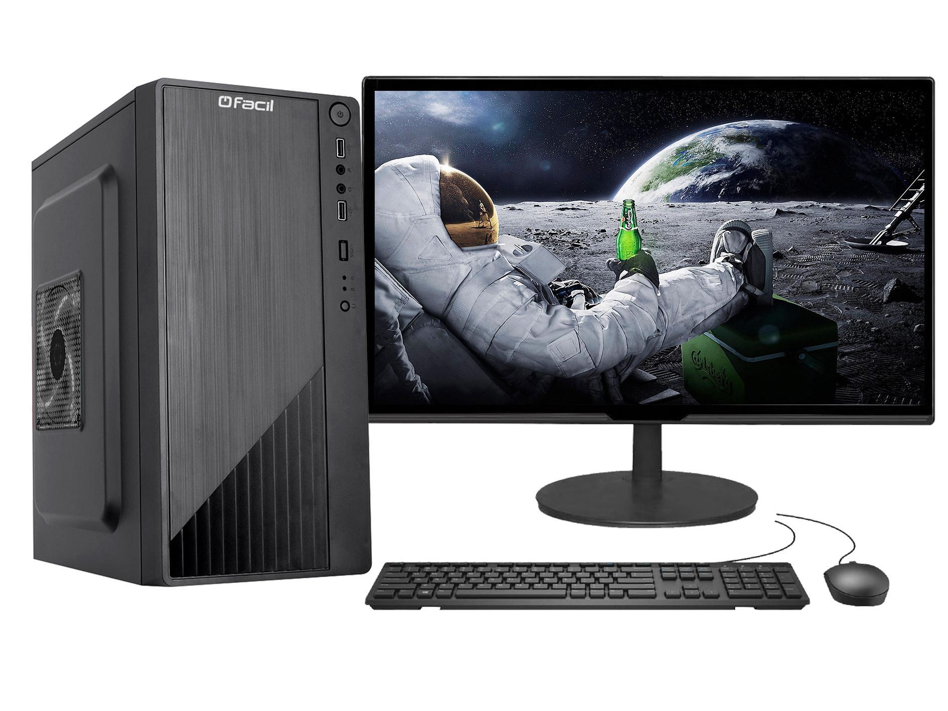 Miniatura Computador Completo Intel I3 4Gb Ddr3 Ssd 240Gb Monitor - 240 gb - Desktop - Real - Intel - 4 gb - Intel core i3 - Windows 10 - 19 - Completo - Bivolt