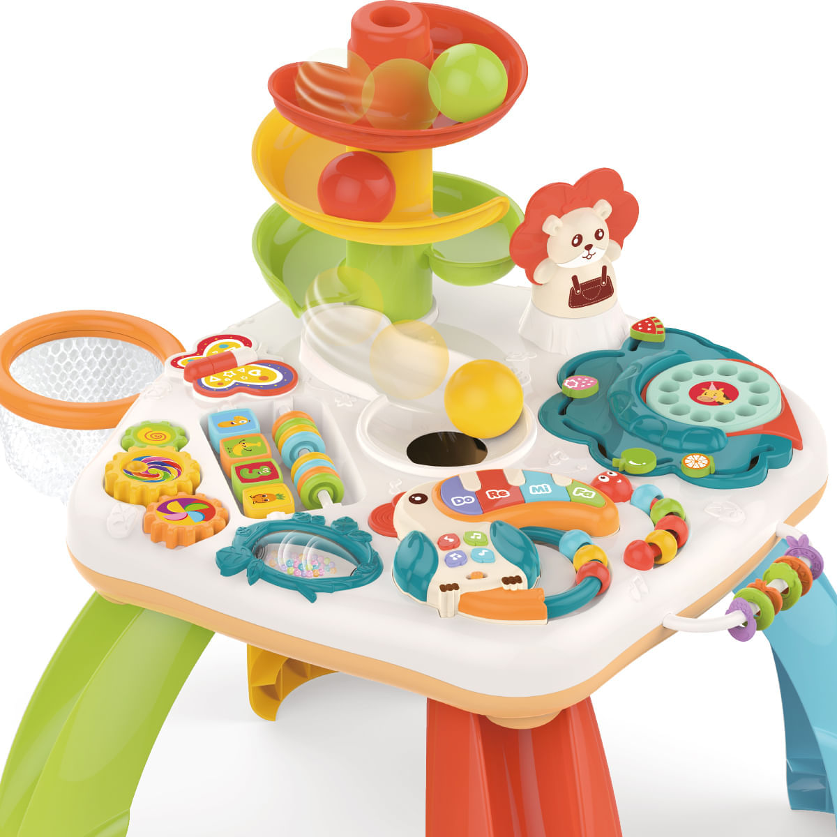 Miniatura Mesa Atividades Infantil Didática Musical Eduka - Maxi Baby