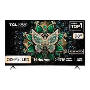 Miniatura Smart TV 98” TCL 98C6K 4K QD-Mini LED Google TV 144Hz