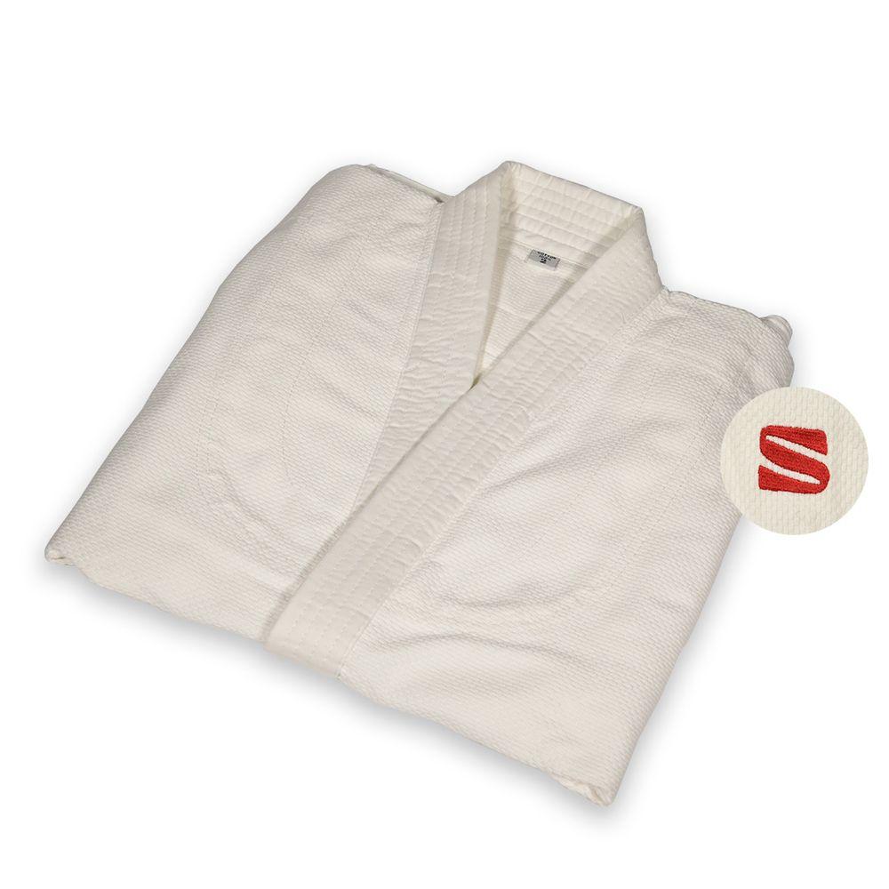Miniatura Judogui Kimono Kusakura Jkw Branco 100% Algodão Sem Selo Ijf Approved Tamanho 4.0