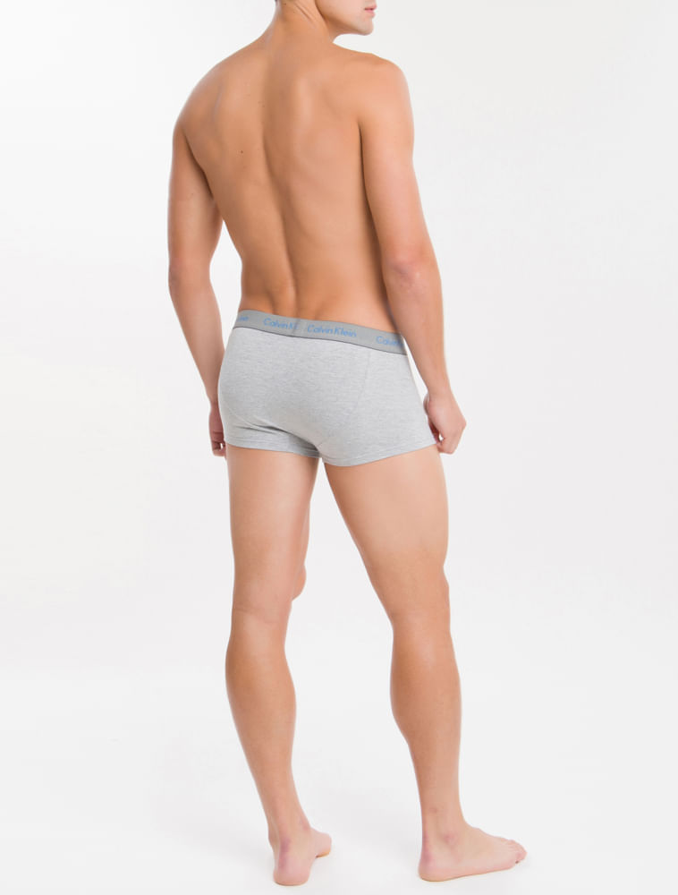 Kit 4 Cuecas Trunk Classic Cintura Baixa Com Elastano Calvin Klein Underwear - Branco + Preto + Mescla Kit 4 Cuecas Trunk Classic Cintura Baixa Com Elastano Calvin Klein Underwear Branco + Preto + Mescla l