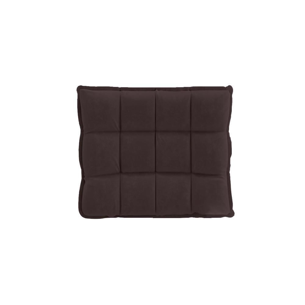Miniatura Puff Luxo Decorativa Para Sala Sofisticada Cor:Cinza