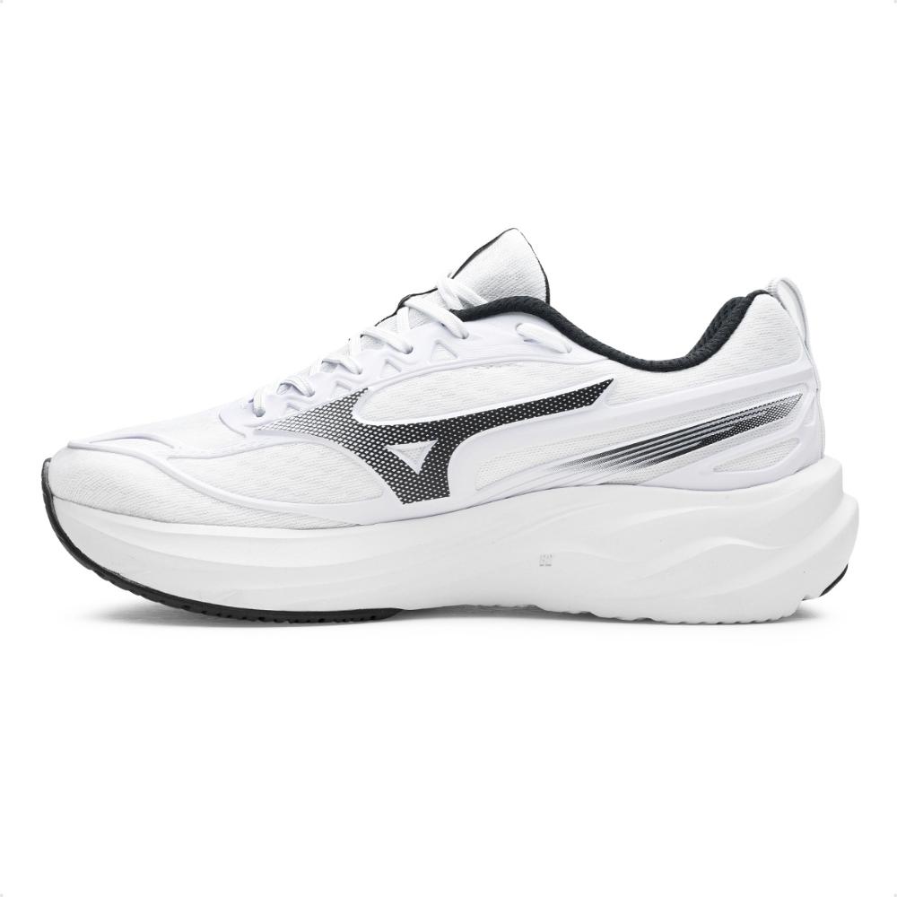 Miniatura Tênis Mizuno Space 5 Masculino Branco / Preto - 47