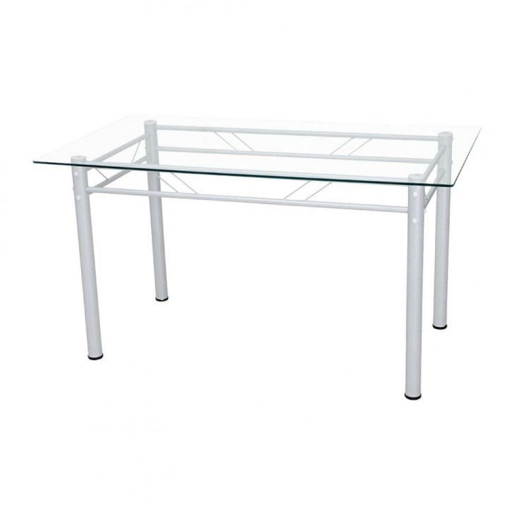 Miniatura Mesa De Jantar Avulsa Retangular Palma40x80 Cm Branco