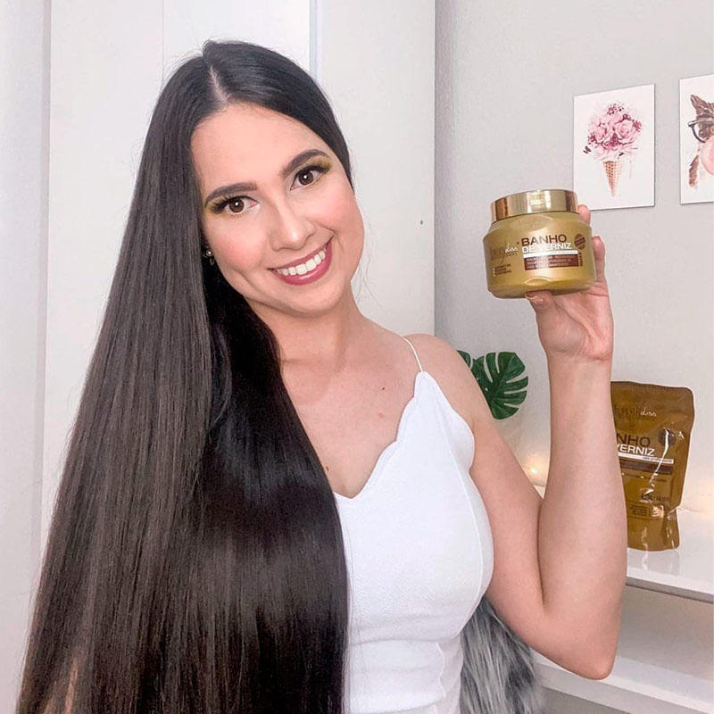 Miniatura Kit Especial Banho de Verniz com Bye Bye Volume Forever Liss UNISEX - 3 - 800ml