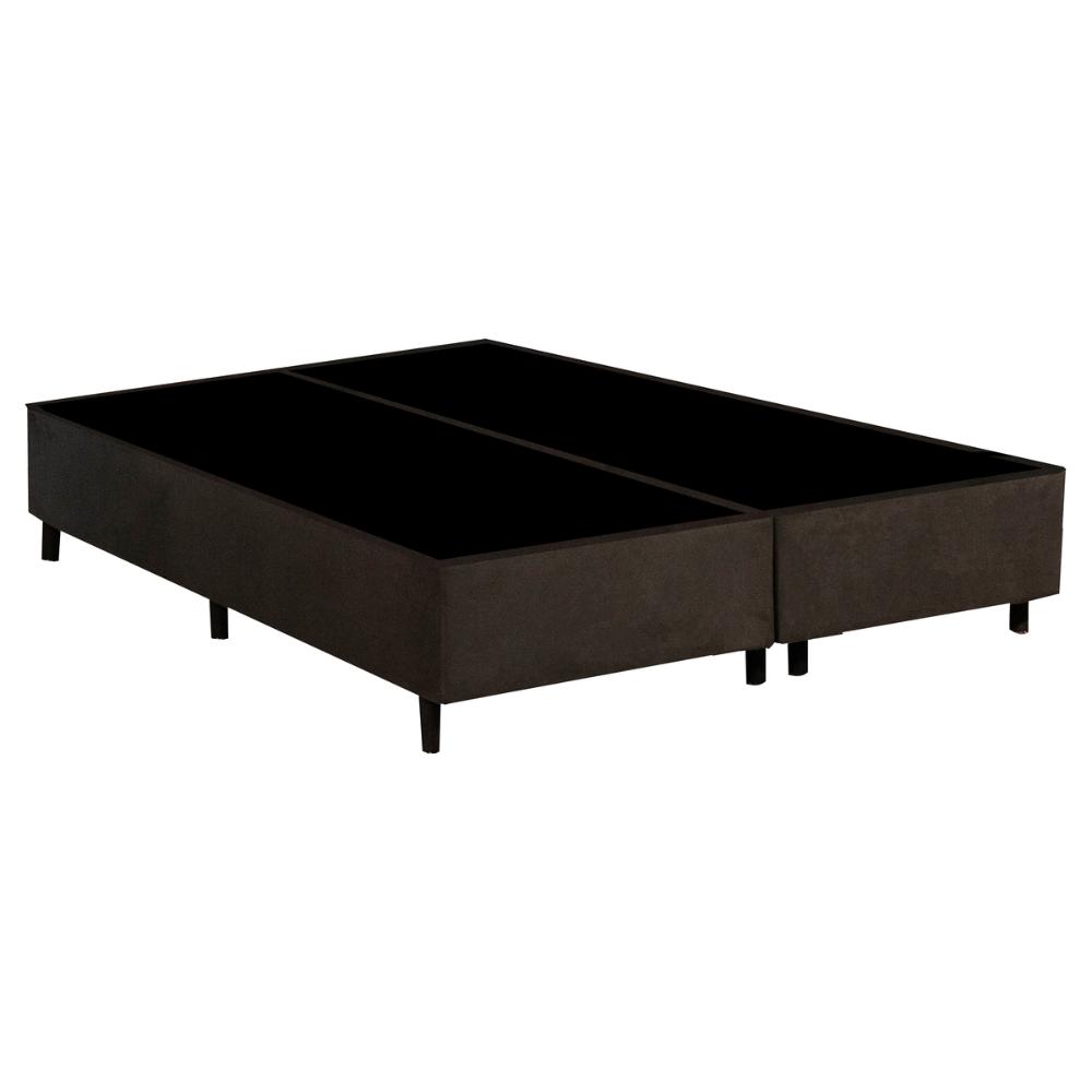 Miniatura Cama Box Conjugado King com Colchão (193x73x203) Gazin CR35350 Bege/Marrom