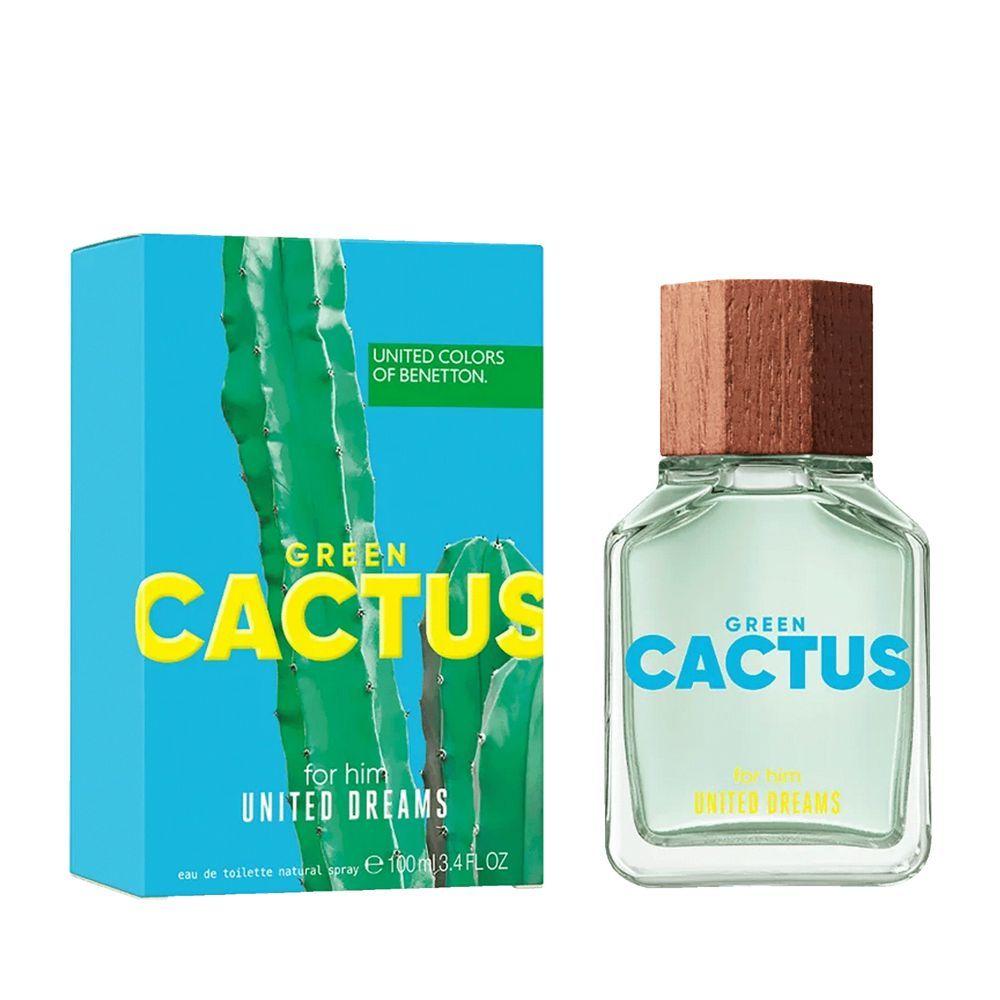 Miniatura Benetton Green Cactus Eau De Toilette - Perfume Masculino 100ml