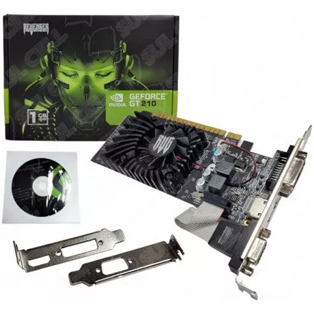 Miniatura Placa De Vídeo Geforce Nvidia Revenger Gt210 1Gb Ddr3