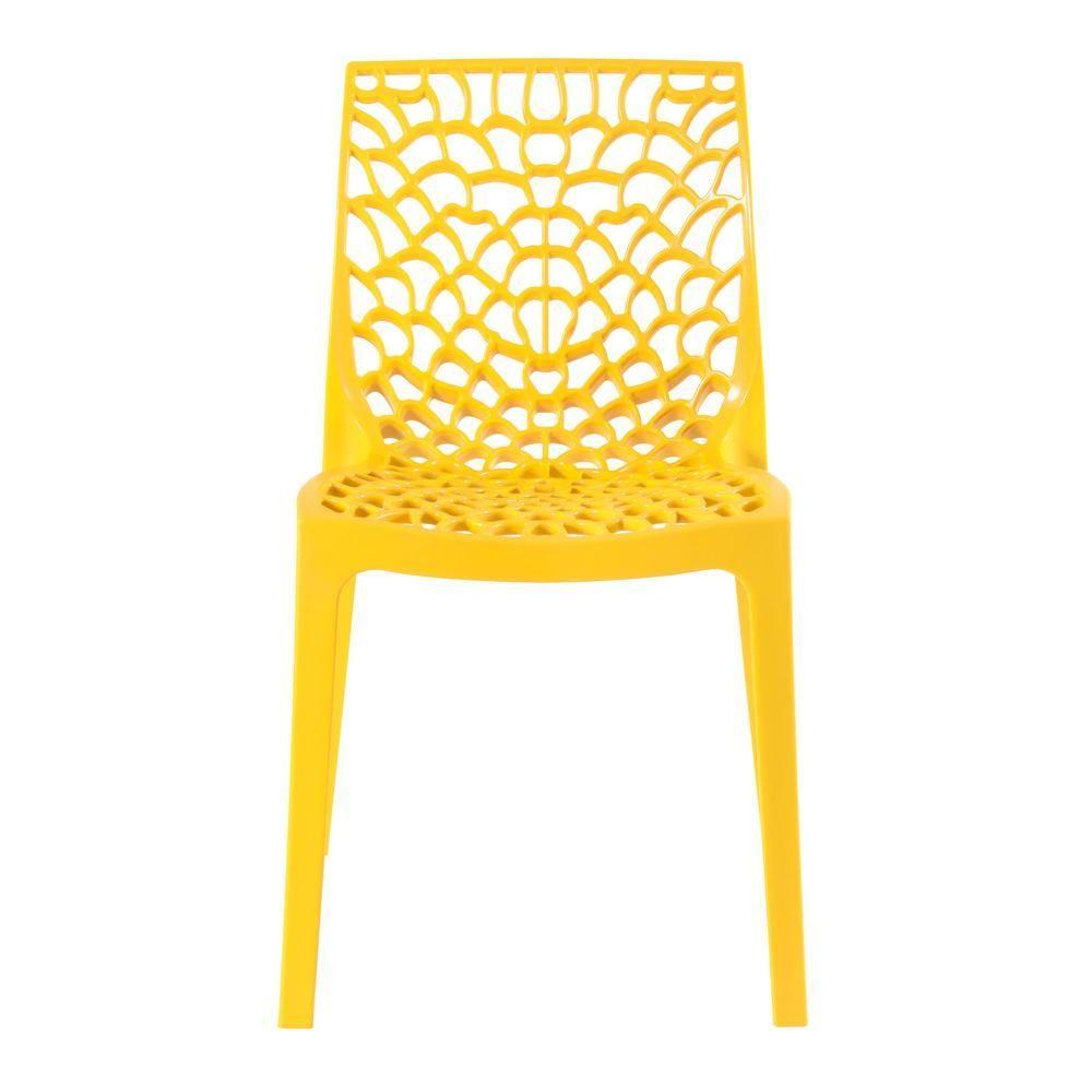 Kit 8 Cadeiras Gruvyer Amarelo