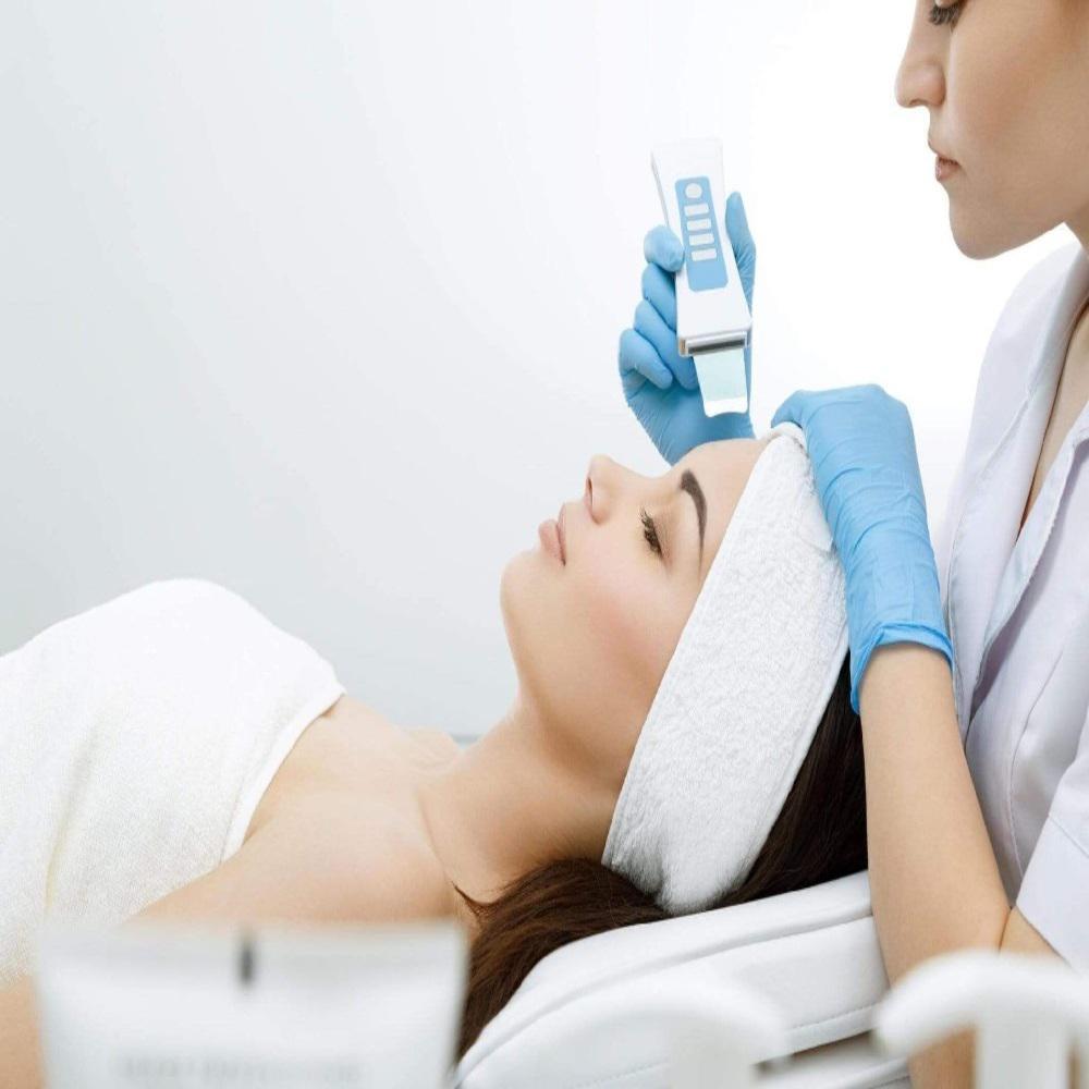 Miniatura Aparelho Peeling Ultrassónico Portátil Lifting Limpeza Pele