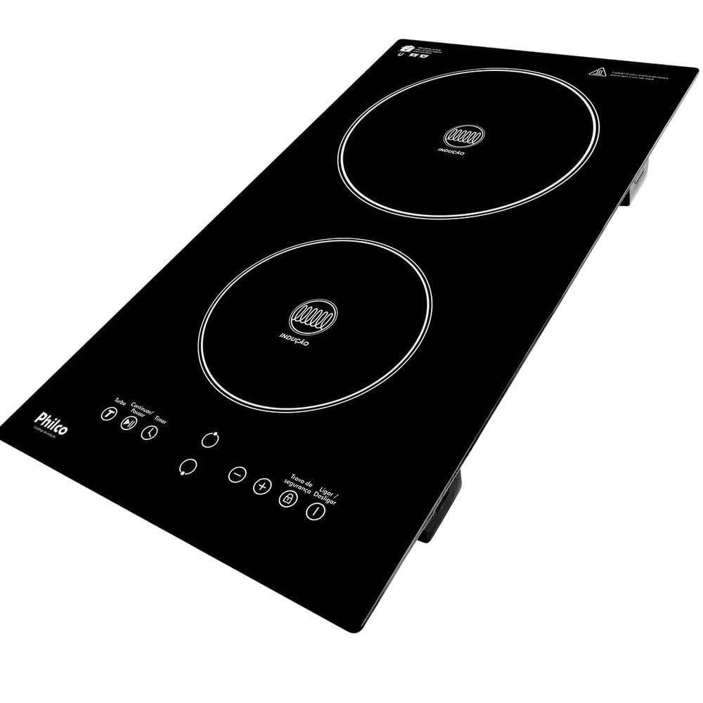 Miniatura Cooktop de Indução Philco 2 Queimadores e 9 Níveis  220V