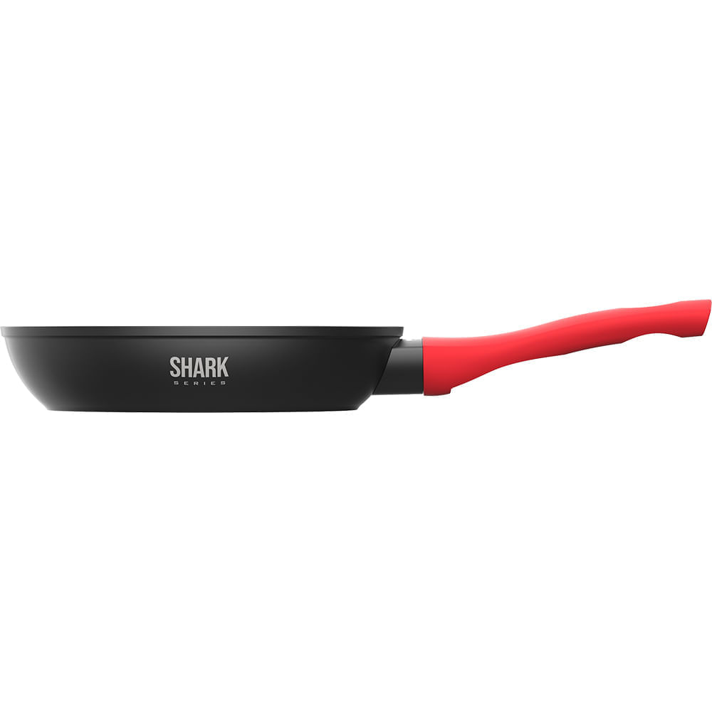 Miniatura Panela Sauté Grand 24cm Ichef Home Vermelha Polishop Shark Series | Vermelho