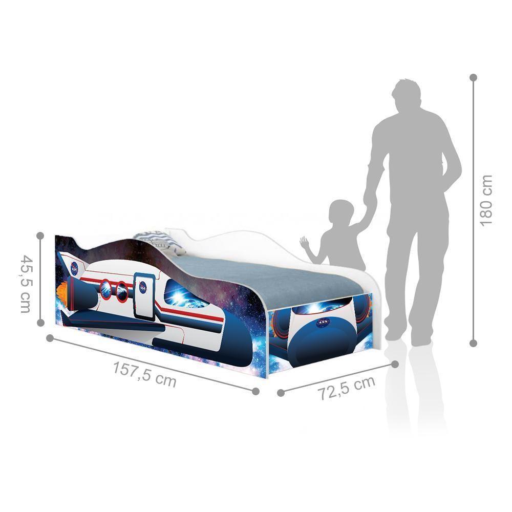 Miniatura Cama Foguete Espacial Kids Infantil