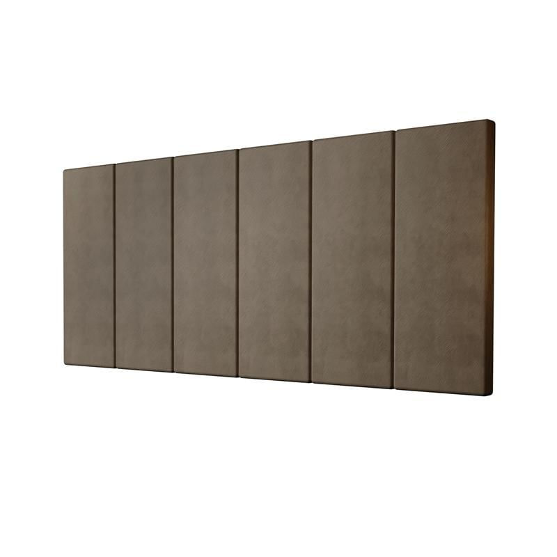 Miniatura Painel Cabeceira Cama Box Milão Casal 1,60 Marrom Comprar