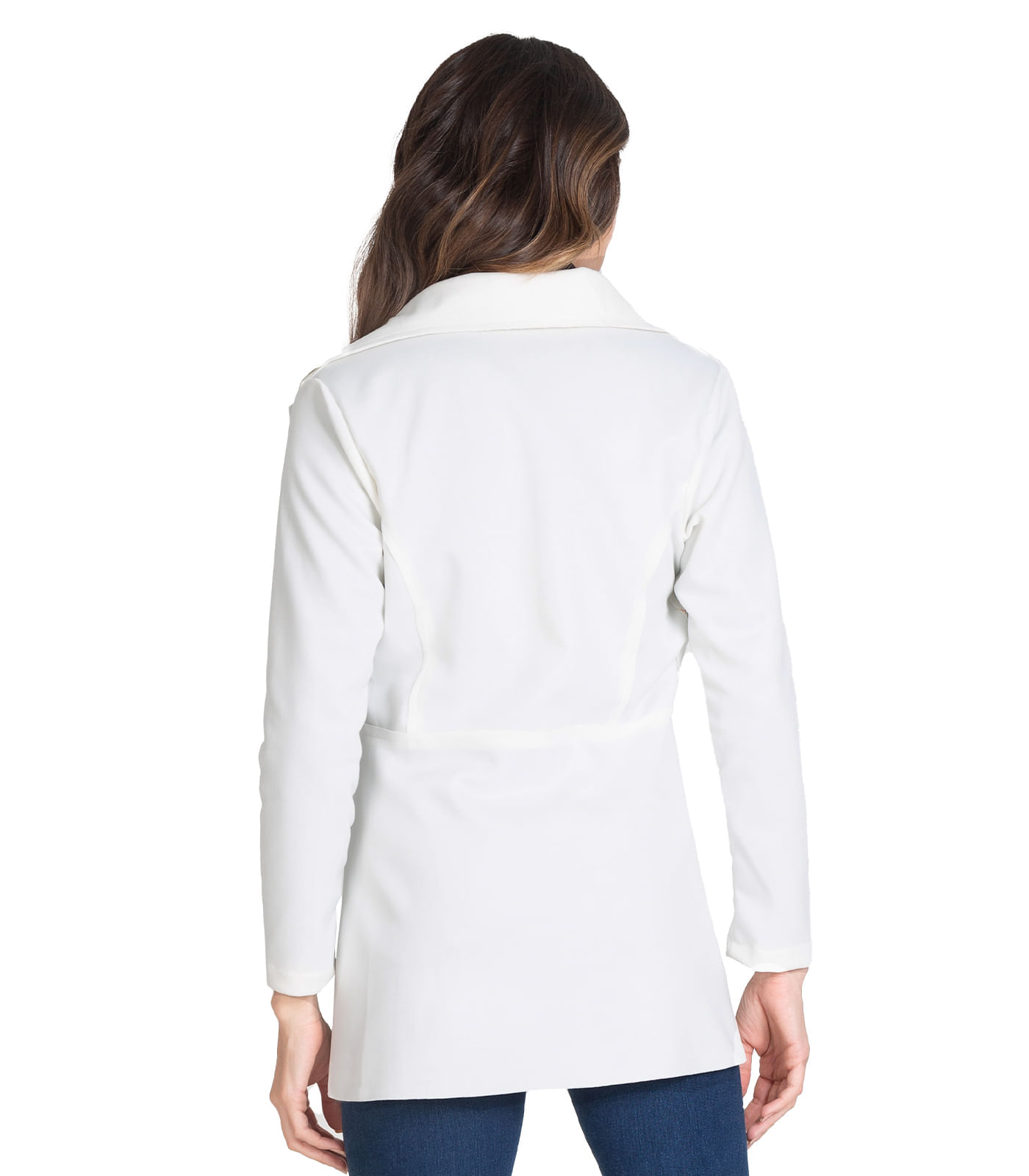 Miniatura Blazer Feminino Neoprene Select Bege G