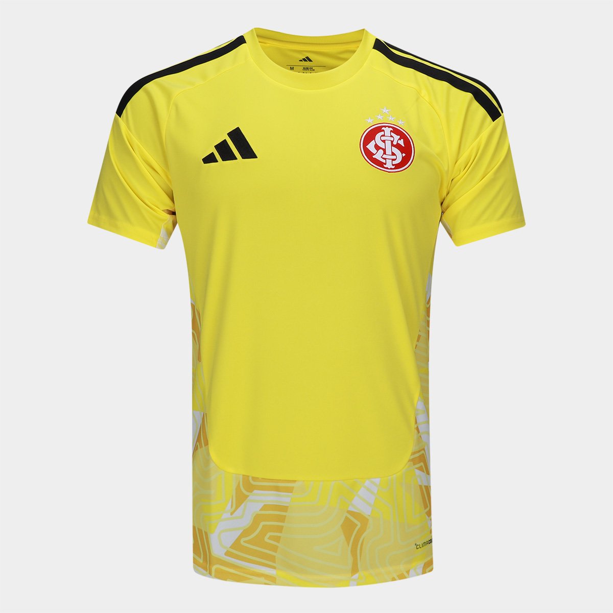 Miniatura Camisa Goleiro Internacional I 26/27 s/n Torcedor Adidas Masculina Amarelo - EGG