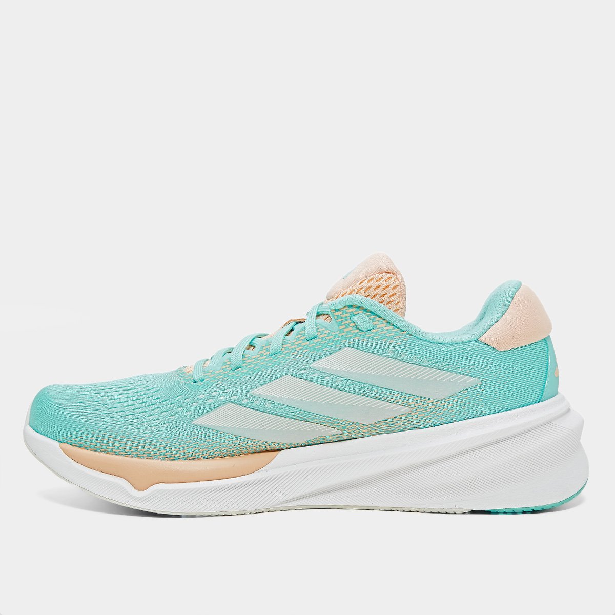 Miniatura Tênis Adidas Supernova Stride 2 Feminino Azul+Bege - 34