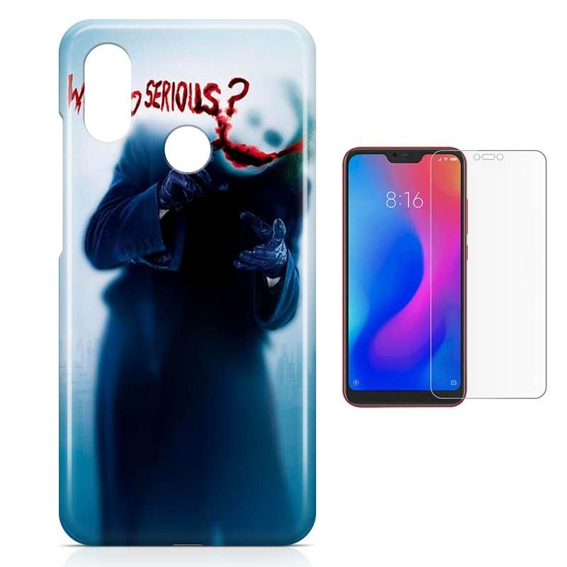 Miniatura Kit Capa Xiaomi Redmi Note 7 Pro Coringa Joker E Pelicula