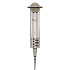 Secador de Cabelos Philco PSC3500 4 em 1 Dobrável Íon Tourmaline 3 Temperaturas + 3 Velocidades 1450W Dourado 110V