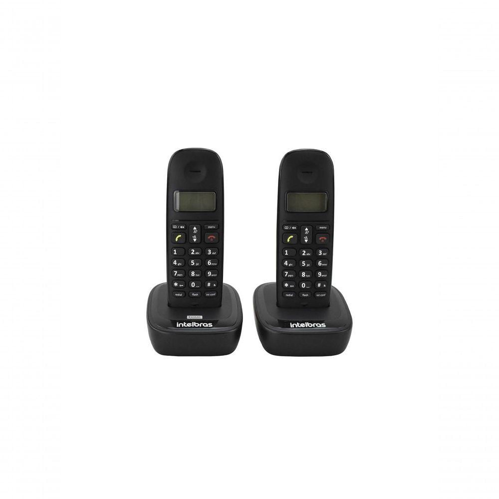Miniatura Telefone Sem Fio Intelbras Ts 2512 Id Preto 4122512
