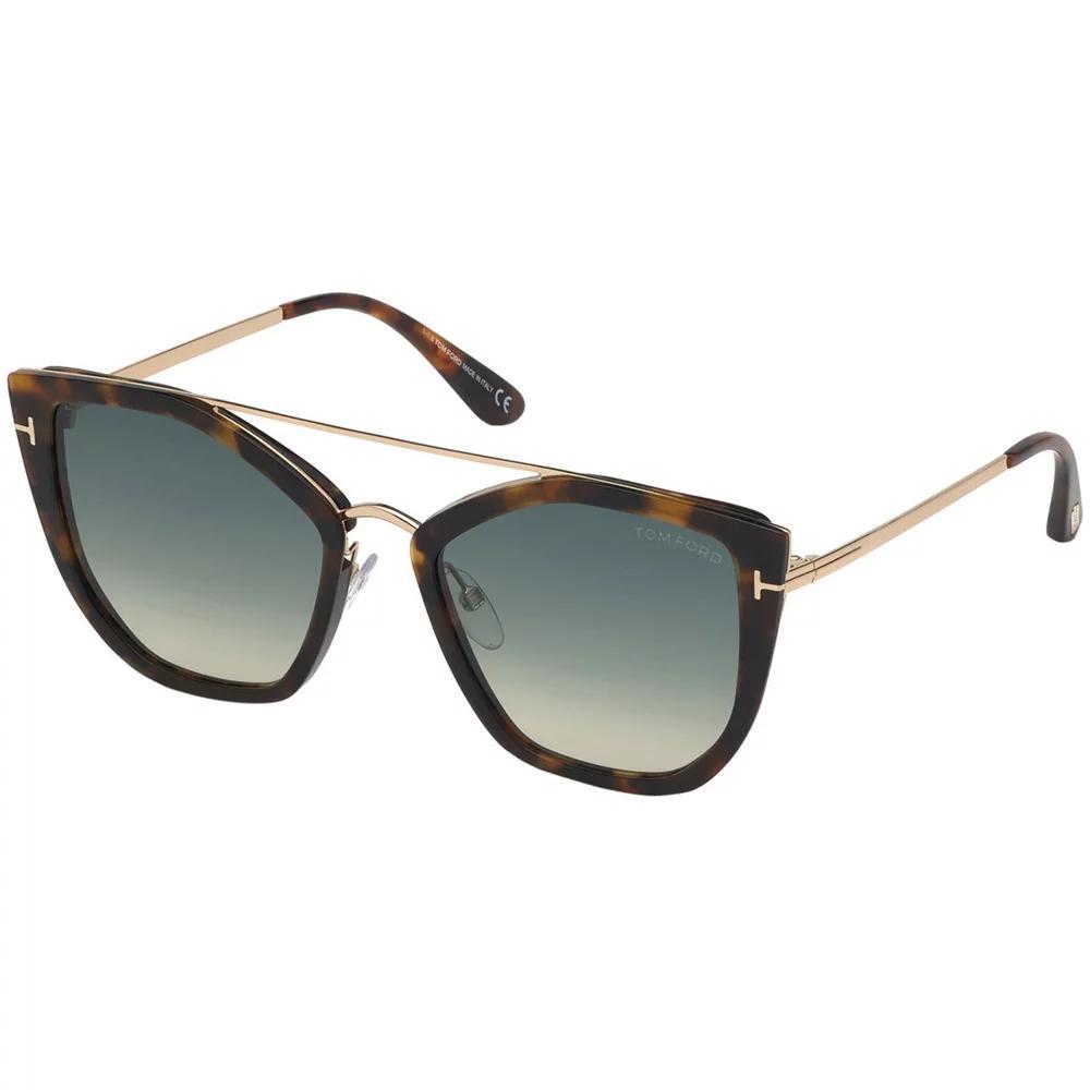 Miniatura Óculos Tom Ford Ft0648/S 56P 55 +AC0- Havana/Verde Gradiente