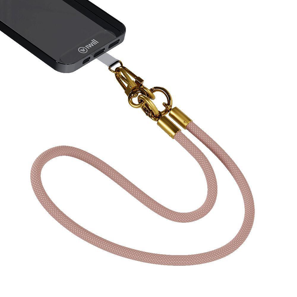 Miniatura Phone Strap - Alça Universal P/ Smartphone - Rosa