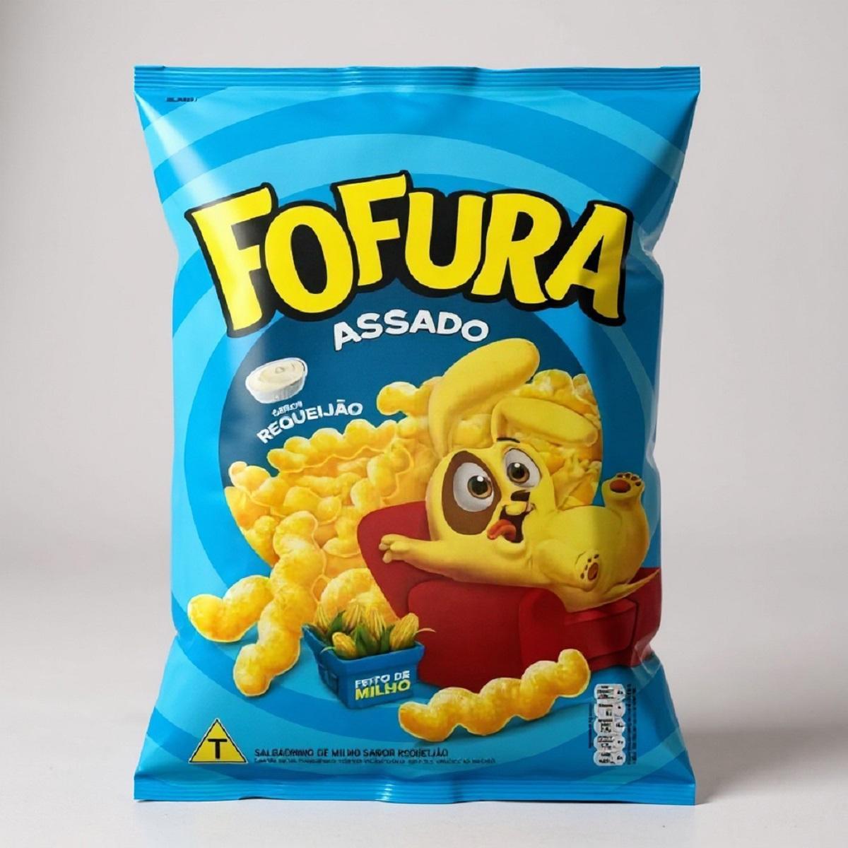 Kit 50 Salgadinhos Fofura Sabores Diversos Lanche Escola 60G