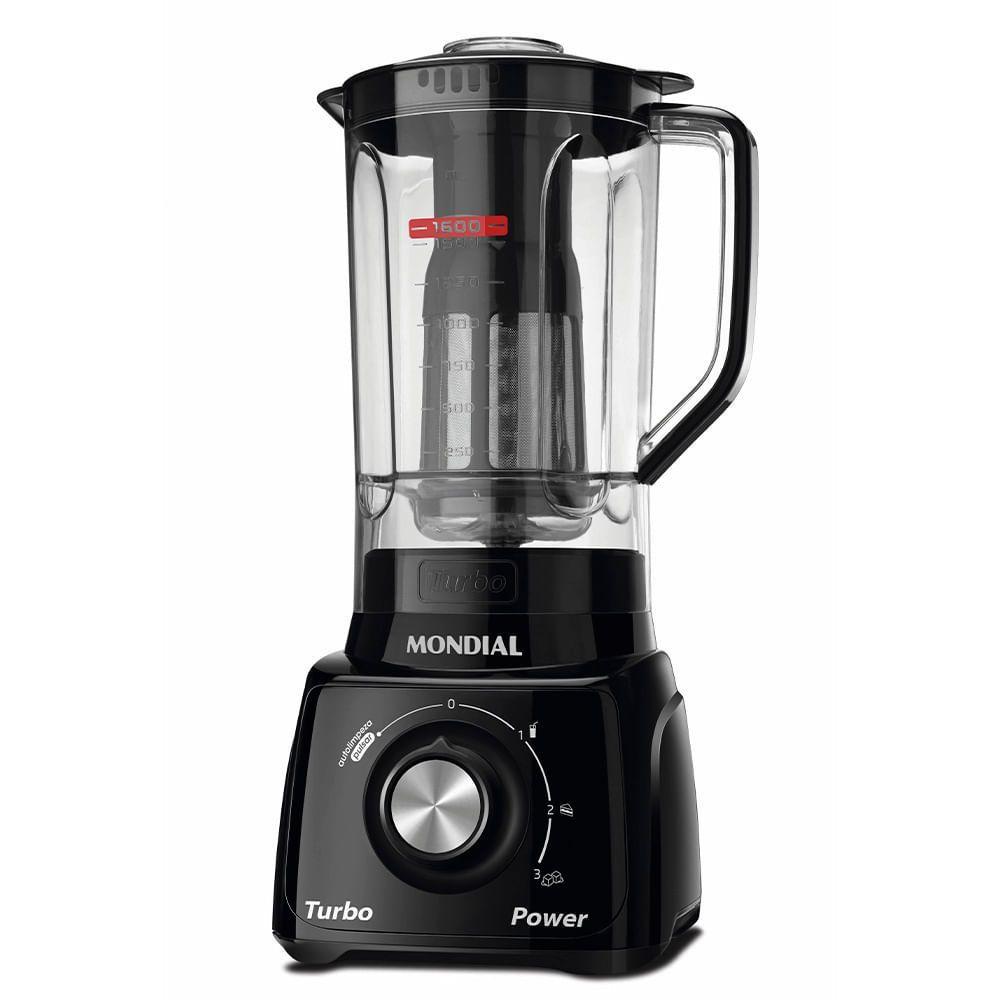 Liquidificador Mondial Turbo Power L-99-fb Liquidificador-220v-preto 220V