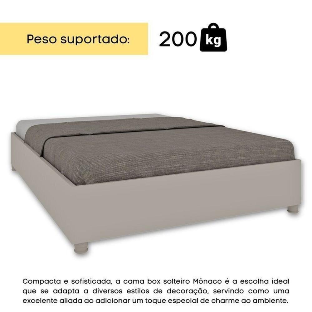 Quarto Casal Completo Guarda Roupa 6 portas Munique, Cama Casal Monaco e Cômoda Chicago Espresso Móveis Cinamomo/Off White