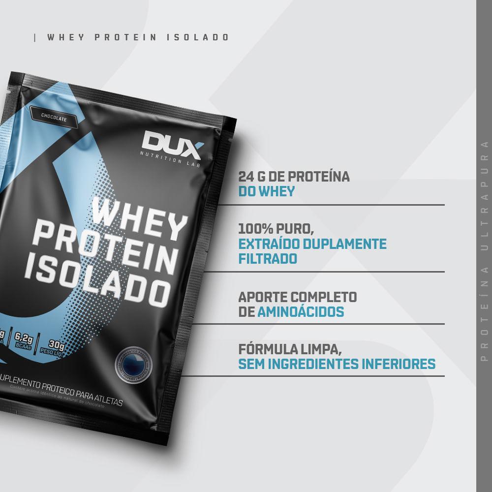 Miniatura Dux Whey Protein Isolado - Sachês Unitários 27G