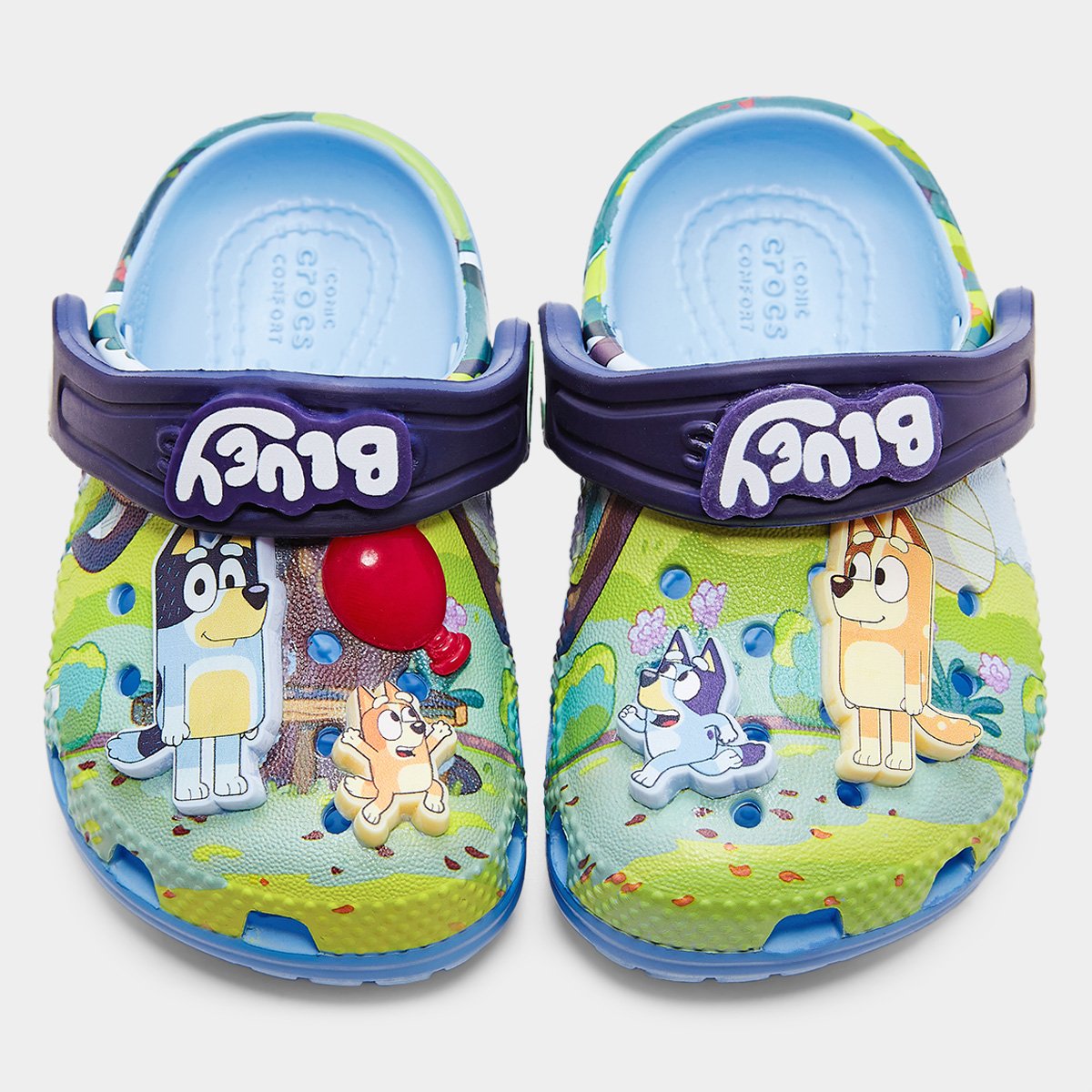 Crocs Infantil Bluey Clog T Menino Azul - 24