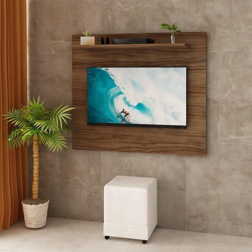 Miniatura Painel Suspenso Para TV Até 32 Polegadas 90x78cm Nogal