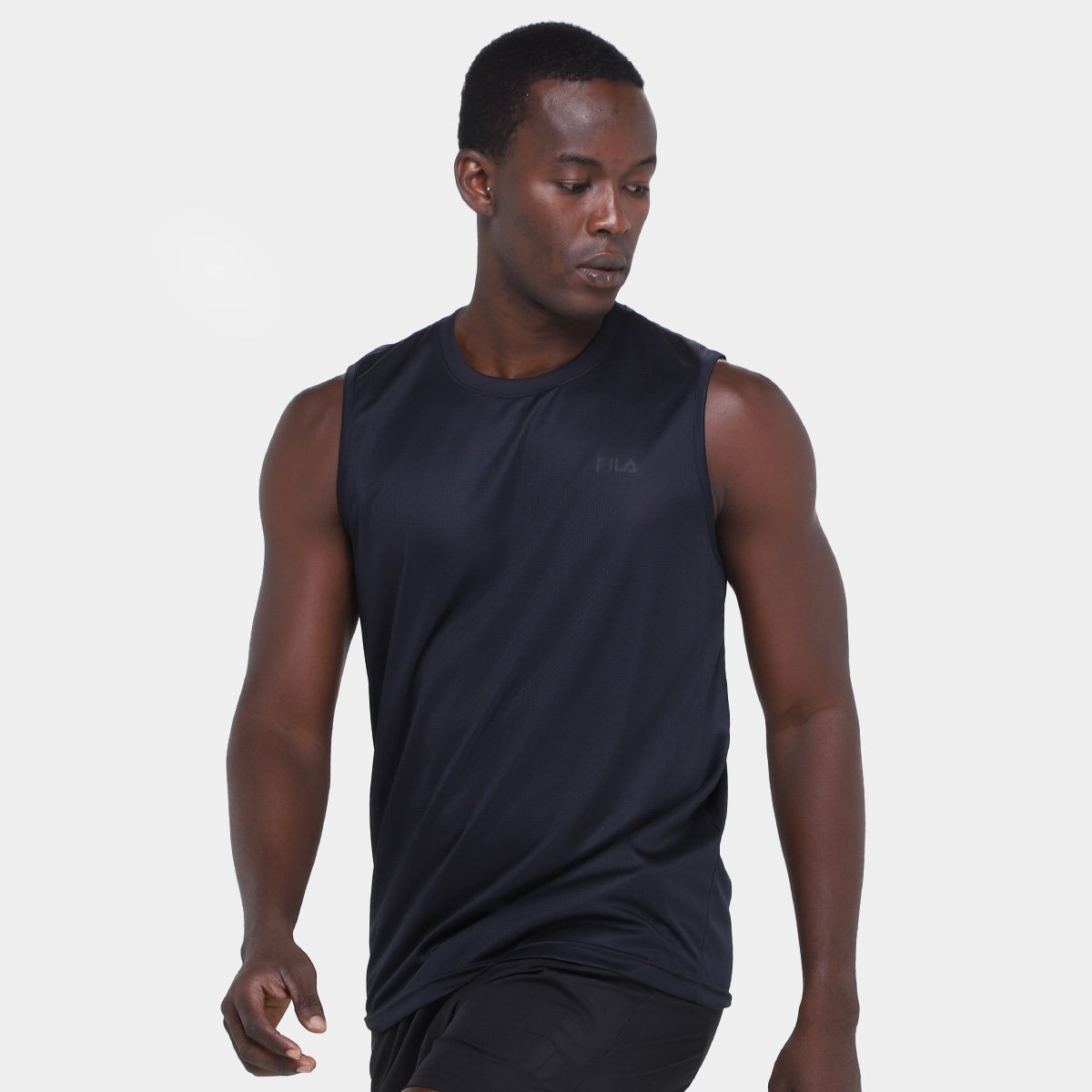 Miniatura Regata Fila Myler Masculina Preto - G