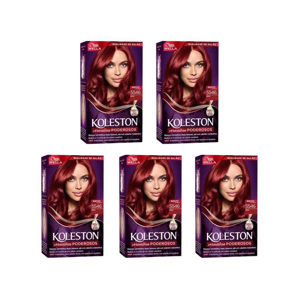 Miniatura Coloraçao Koleston 5546 Amora-Kit C/5Un