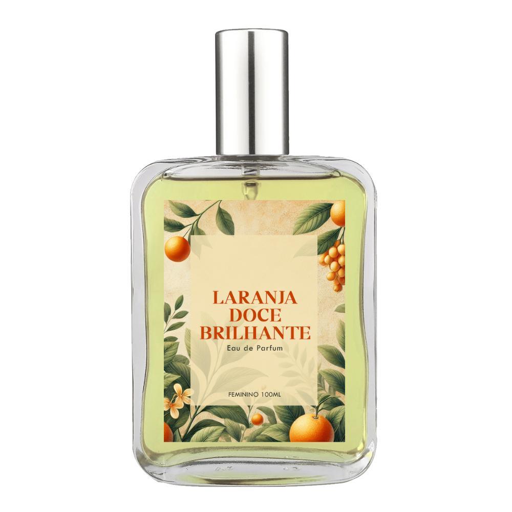 Miniatura Perfume Laranja Doce Brilhante Feminino 100Ml + Spray 10Ml