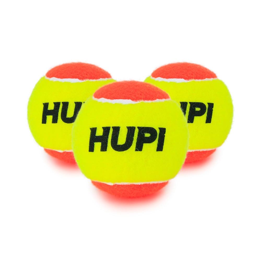 Miniatura Undergrip Spider Amarelo + Pack 03 Bolas HUPI Pro Beach Tennis AMARELO
