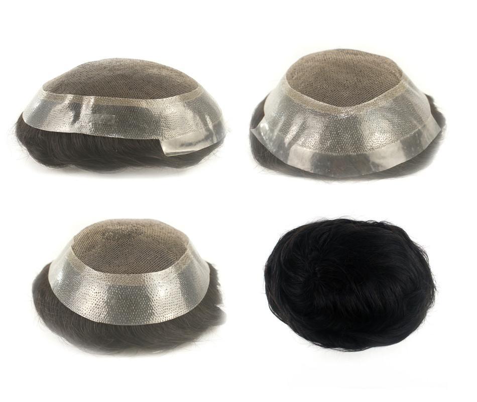 Miniatura Protese Capilar Híbrida D6N Tamanho 20X25 D=130%