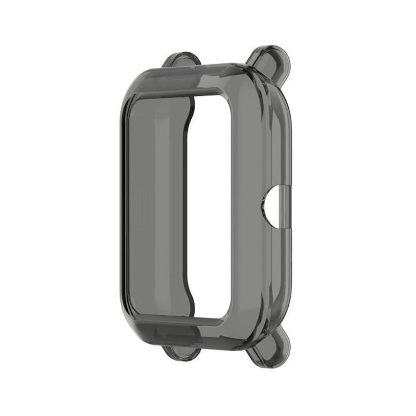 Miniatura Protetor Case Tpu Preto Transprente Para Xiaomi Amazfit Bip