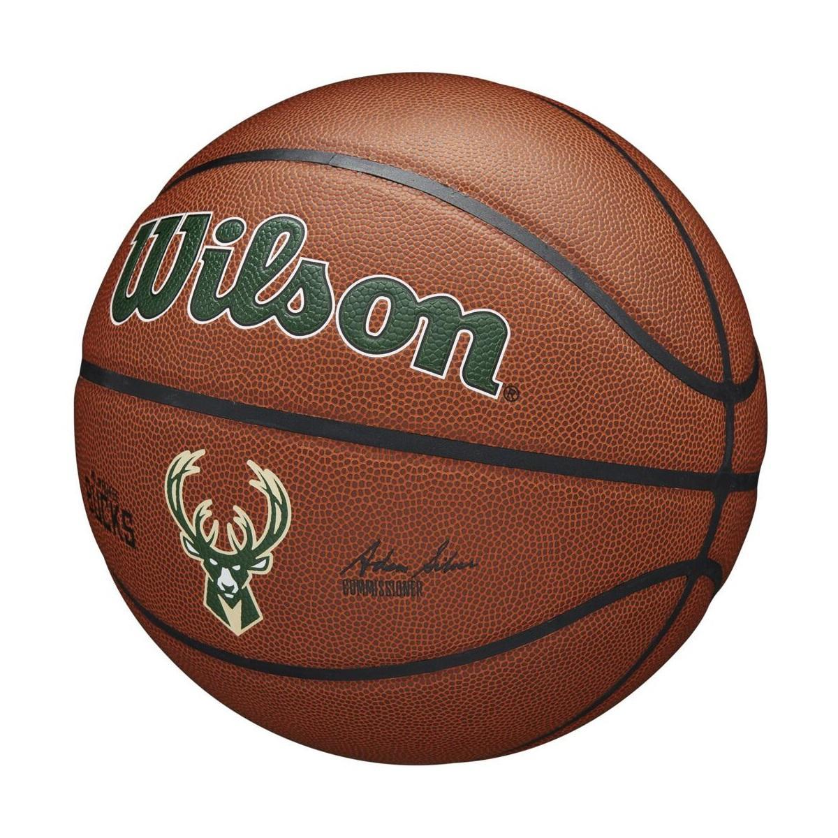 Miniatura Bola Basquete Wilson NBA Milwaukee Bucks Tm 7