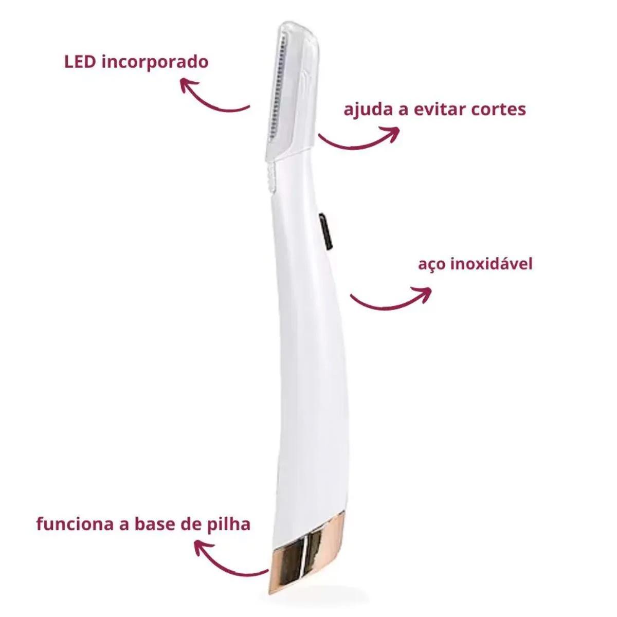 Esfoliador Facial Com Lâmina Para Rosto Feminino