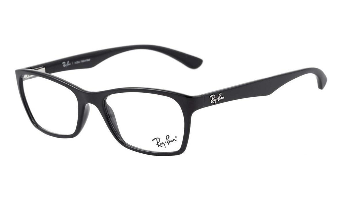 Miniatura Armação Ray Ban Rb7033L 2000 54 Wayfarer Preto Rb 7033L 7033