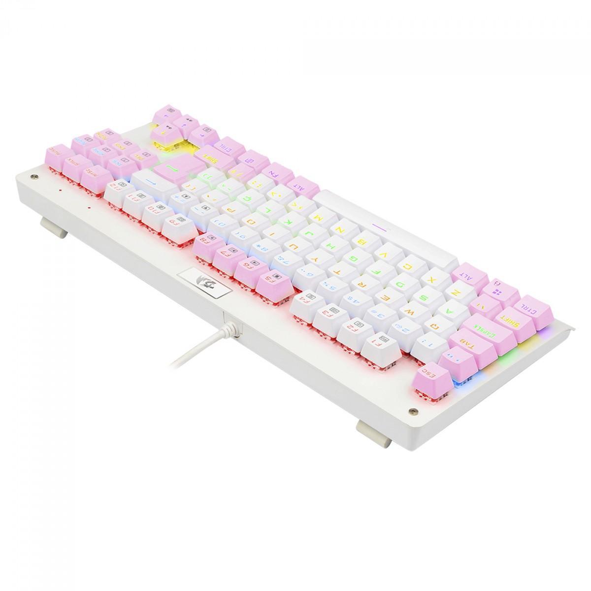 Miniatura Teclado Gamer Redragon Dark Avenger Rainbow Sw Blue K568Wp-R