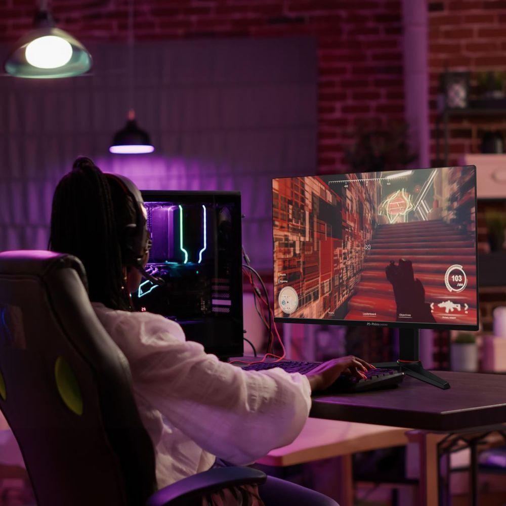 Monitor Gamer Philco 27 180Hz Full HD Tela Plana PMG27M23T Bivolt