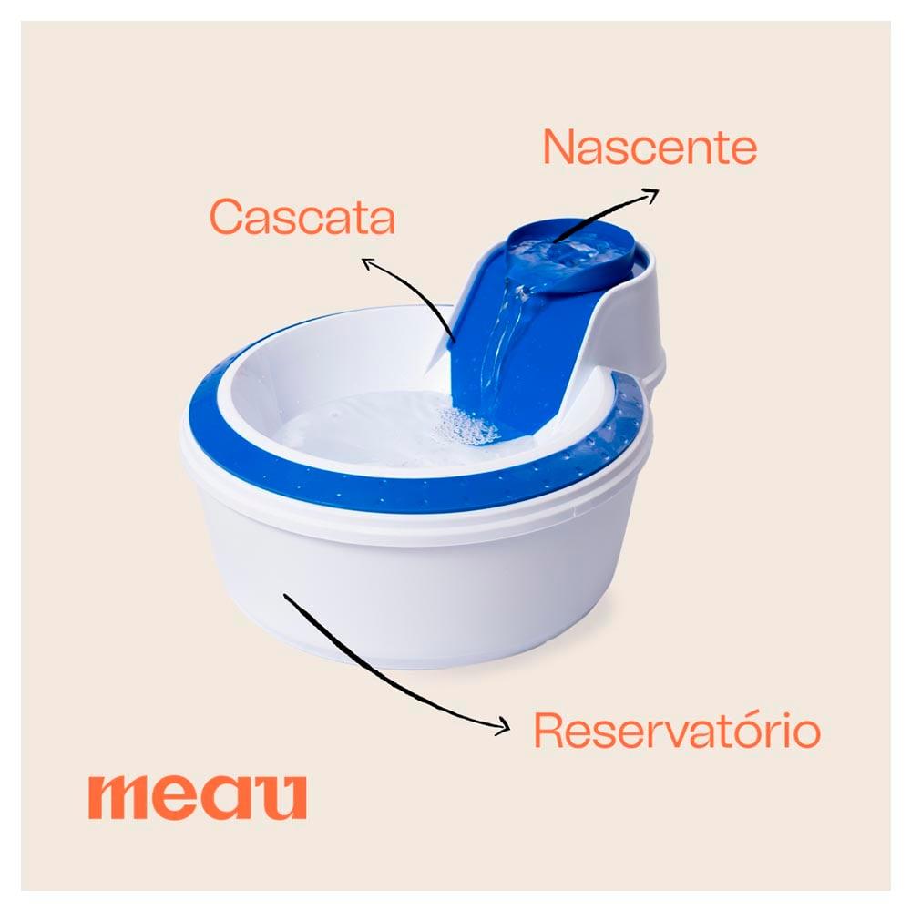 Fonte Bebedouro Meau Clássica Azul - Bivolt